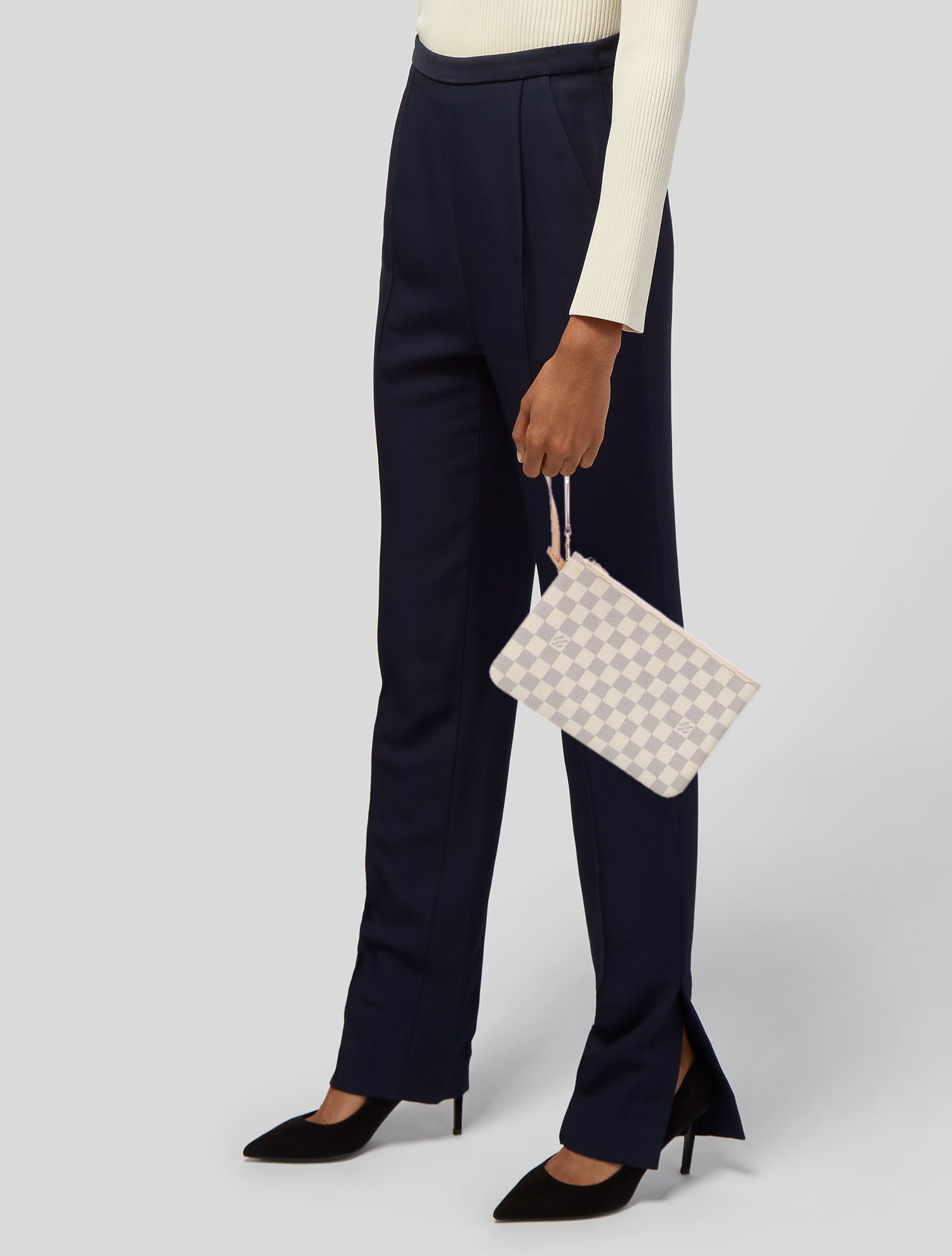 Louis Vuitton Damier Azur Neverfull Pouch